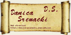 Danica Sremački vizit kartica